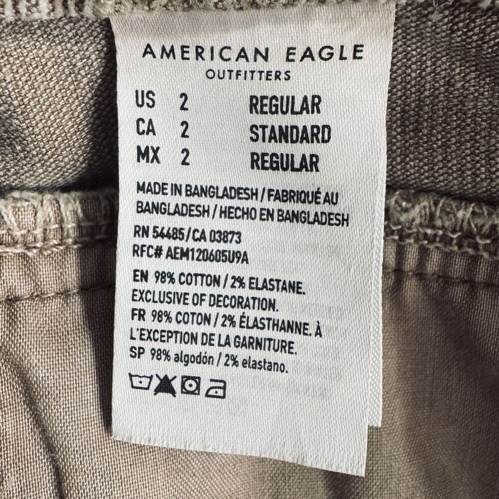 American Eagle Outfitters Tan Flare Pants - Picture 4 of 9